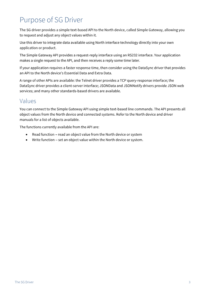 Preview thumbnail of page 3 of the SG Driver Manual PDF document.